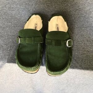 Birkenstock Green Women’s Moccasins